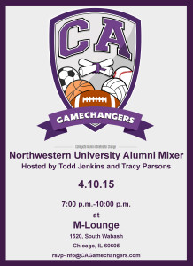 APRIL 10 2015  Spring Game Alumni Mixer HOSTED by The GAMECHANGERS: APRIL 10 2015  Spring Game Alumni Mixer HOSTED by The GAMECHANGERS